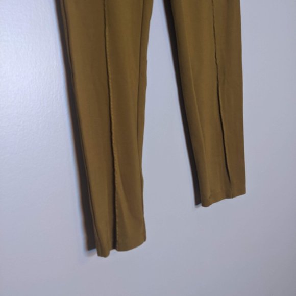 😍Zac & Rachel Mustard Yellow Pointe Leggings - Size Medium - Picture 4 of 10